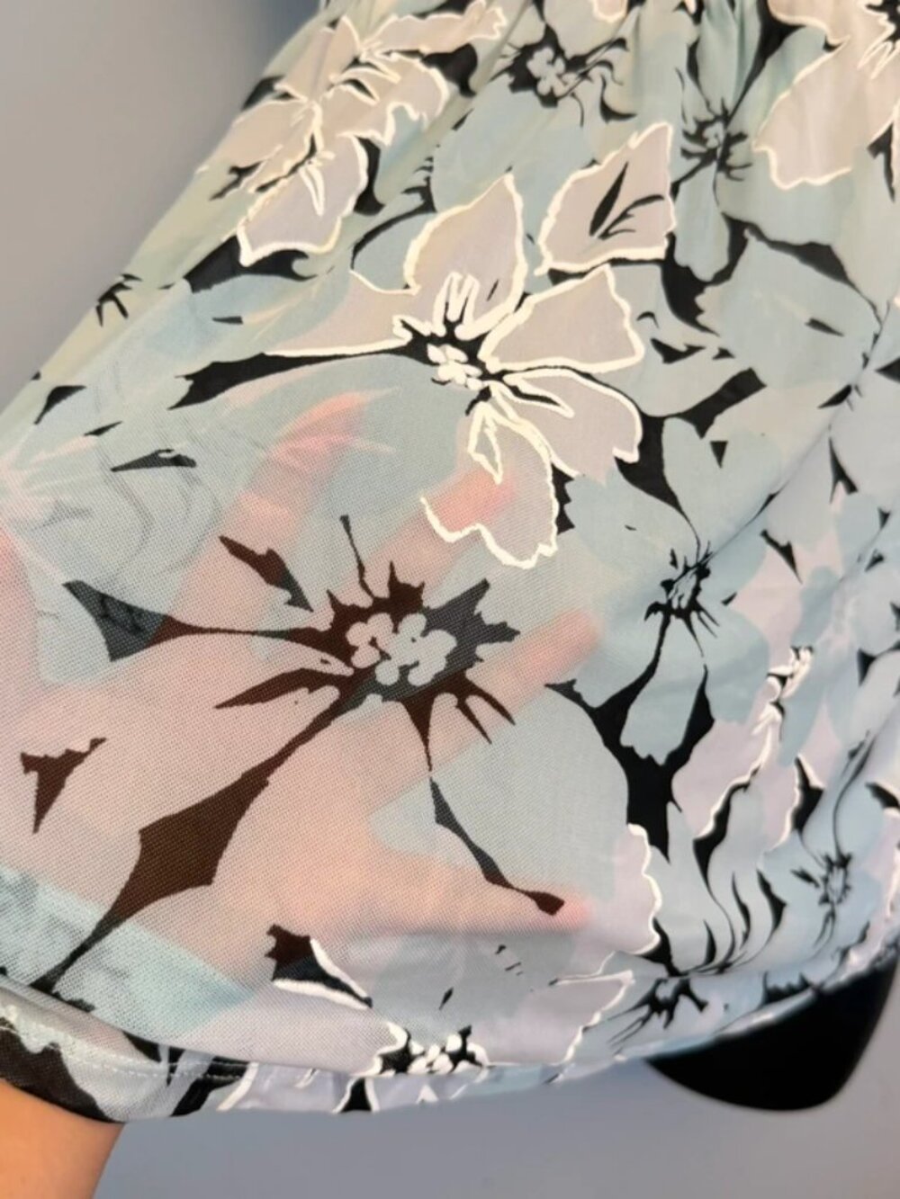 Floral Smocked Sleeveless Blouse - Picture 3 of 5